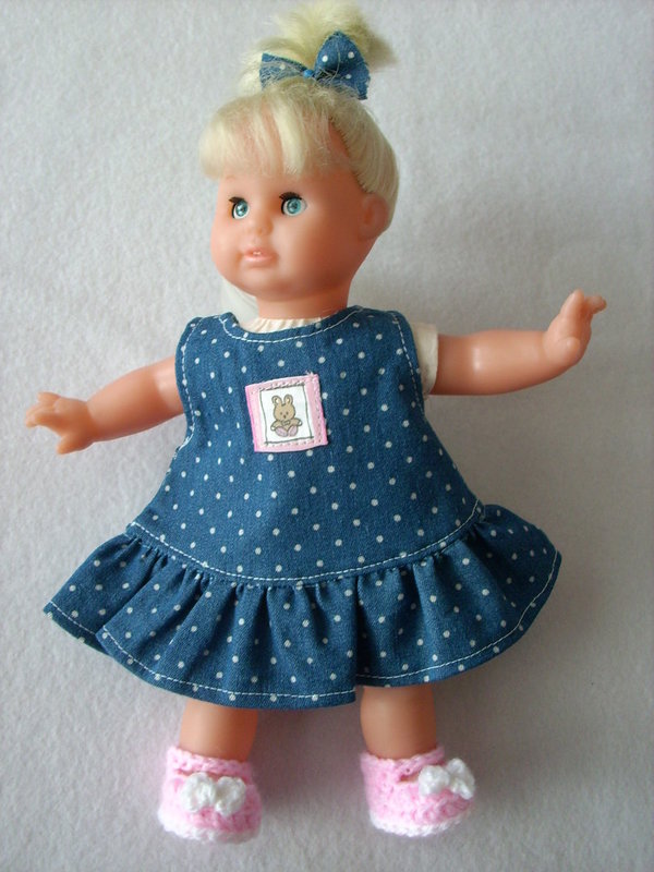 Häkelanleitungen Puppen Mary-Janes Gr 20-50 cm